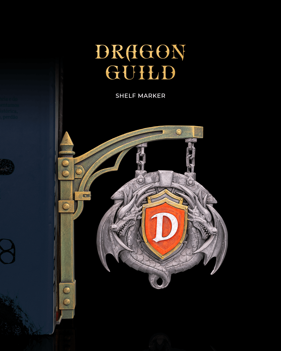 Dragon Guild Shelf Marker