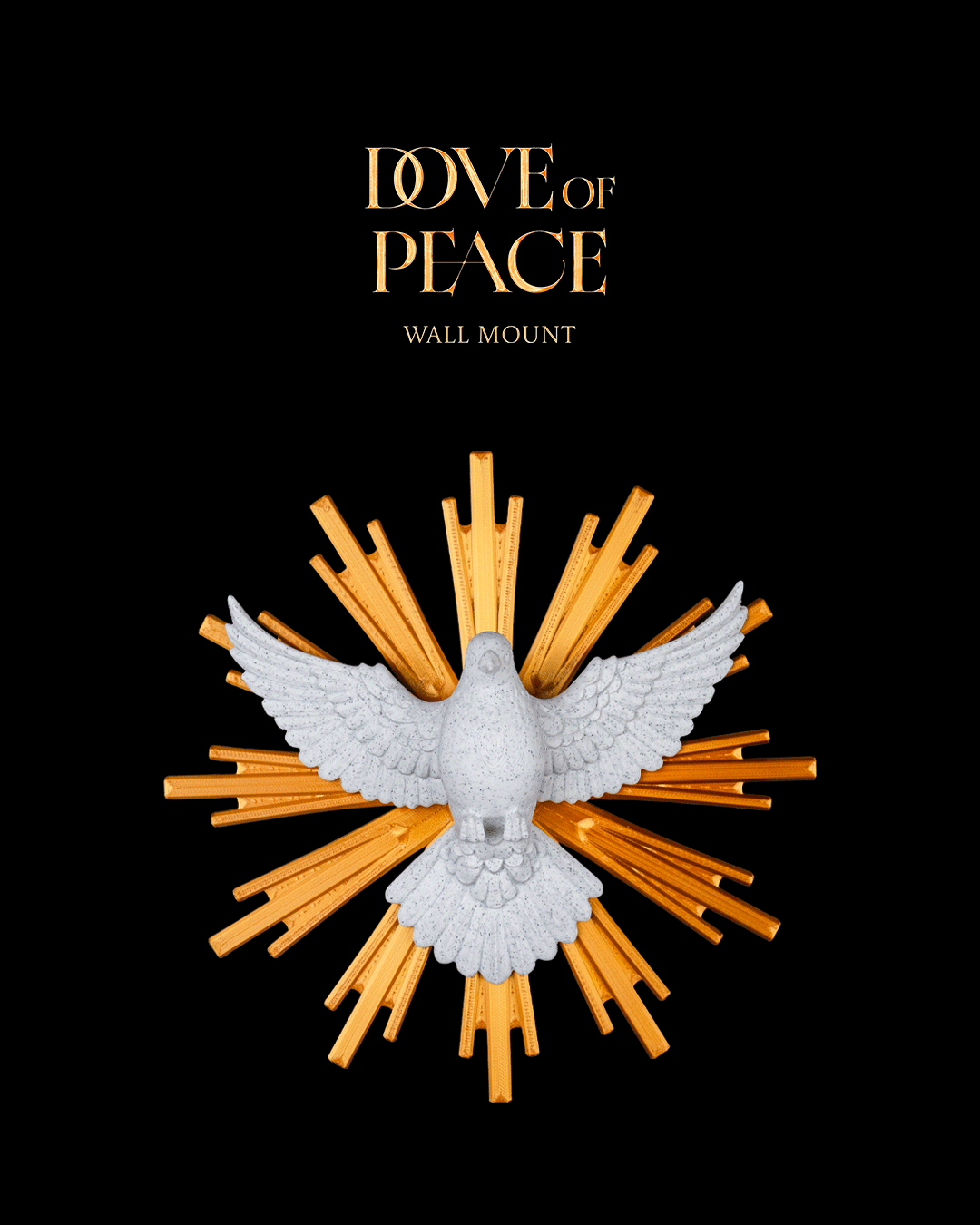 Dove of Peace Wall Mount